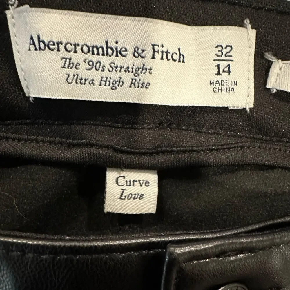 Abercrombie & Fitch Black Straight Leg Pants - Picture 5 of 5
